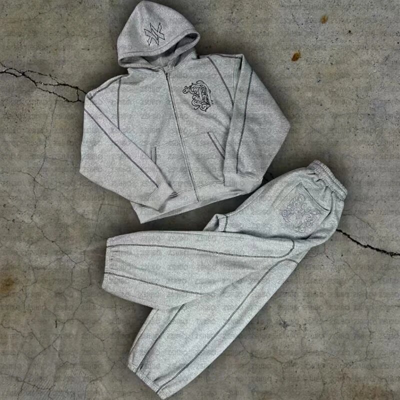 Комплект одежды BIGGORANGE, размер M, серый