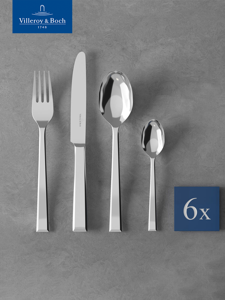 Набор столовых приборов на 6 персон, 24 предмета, Victor, Villeroy & Boch, Нержавеющая сталь