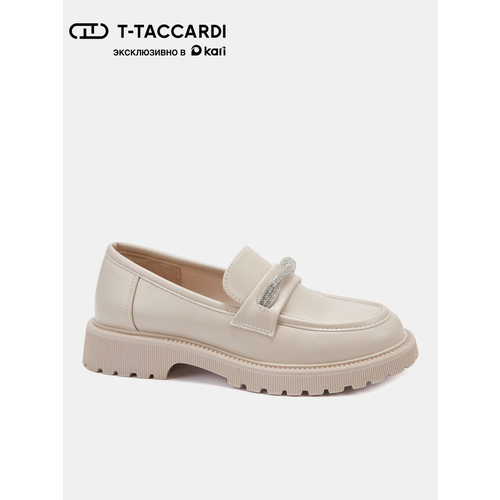 фото Лоферы t.taccardi, размер 41, бежевый