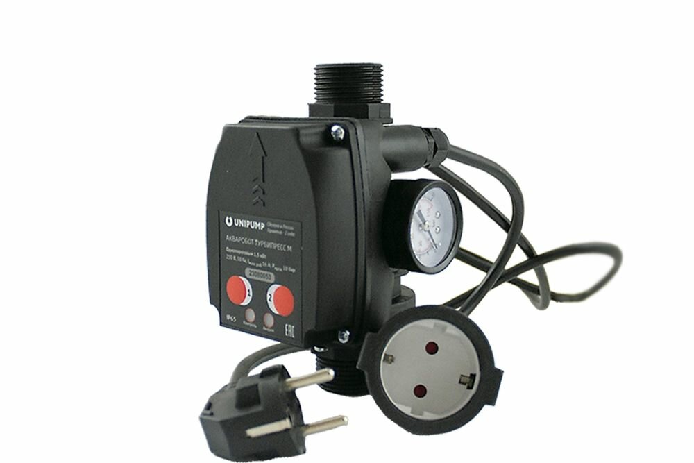 Блок управления насосом турбипресс М с вилкой и розеткой