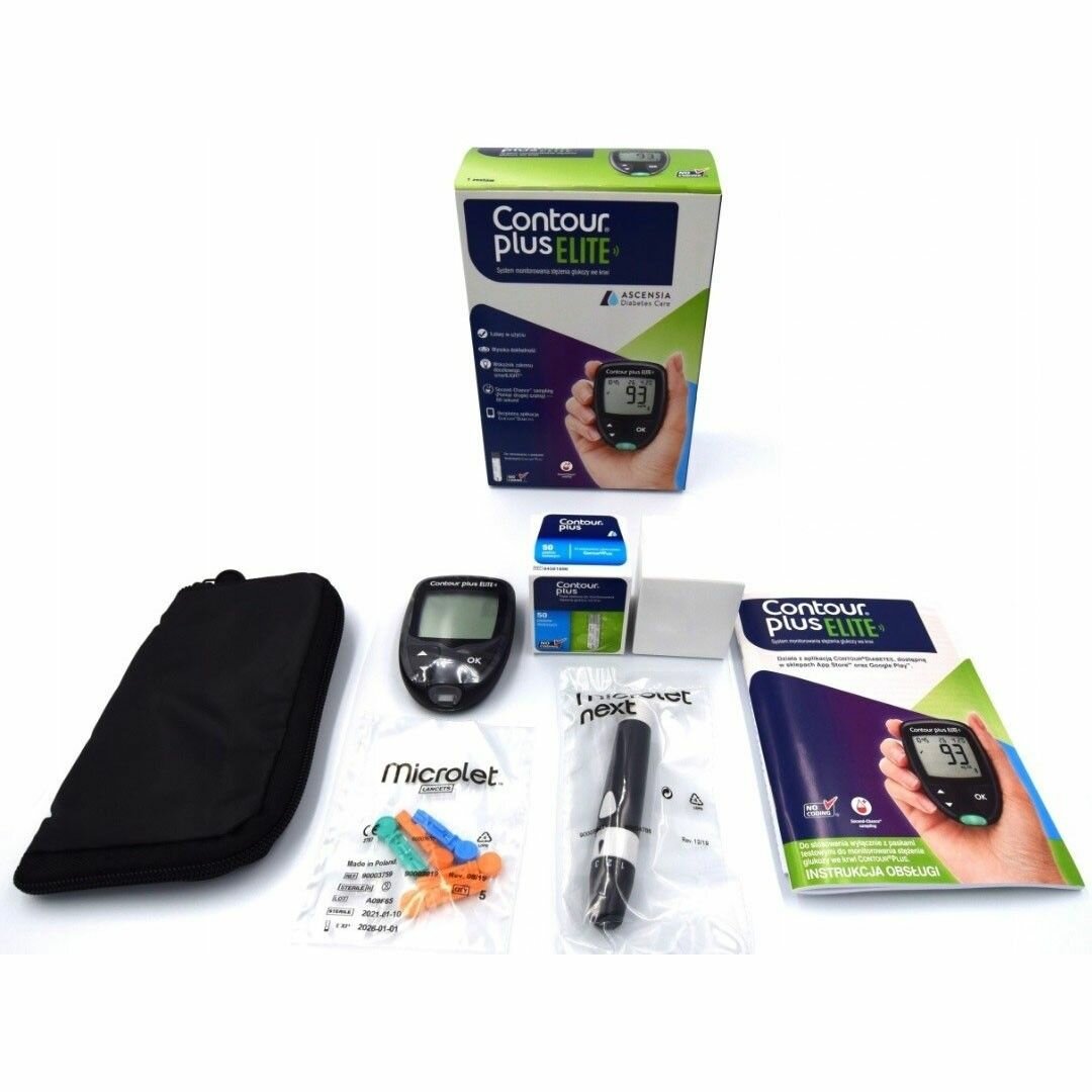 Изображение Глюкометр Contour Plus Elite (Контур Плюс Элит), синхронизация с приложением