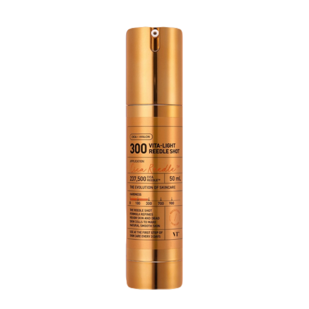 VT Cosmetics Vita-Light Reedle Shot 300 – усиленная осветляющая сыворотка-бустер со спикулами и витамином С