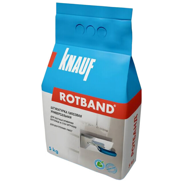 Штукатурка гипсовая для внутр. работ KNAUF Ротбанд универс. 5кг