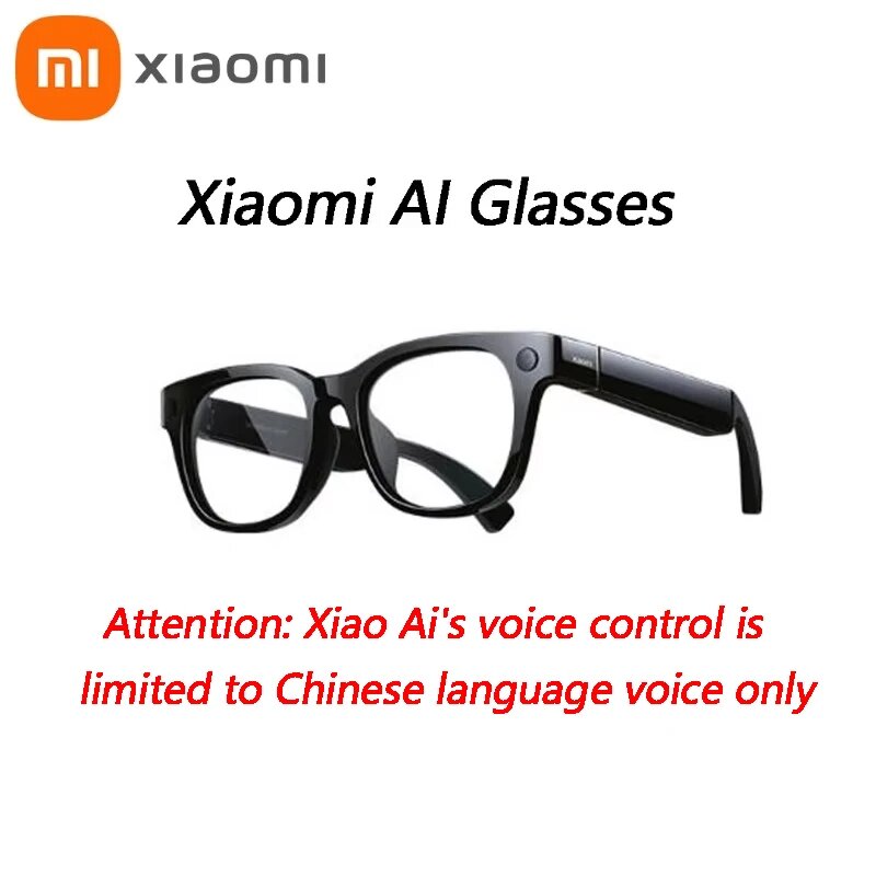 Xiaomi AI Smart Glasses, зеленая оправа, без затемнения, стандартная версия