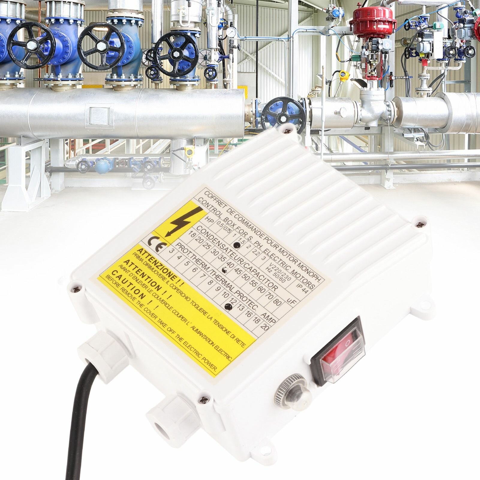 Блок управления переключателем глубинного скважинного насоса из бытовой нержавеющей стали европейского стандарта 220В мощностью 1100 Вт