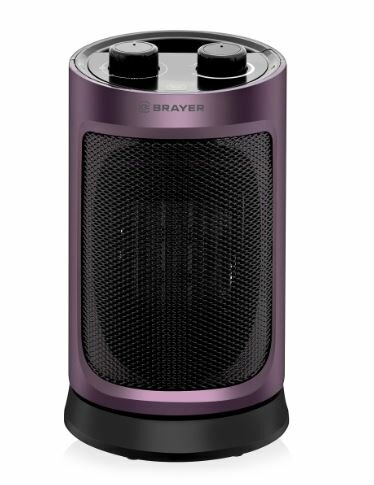 Тепловентилятор BRAYER BR4850 черный/фиолетовый