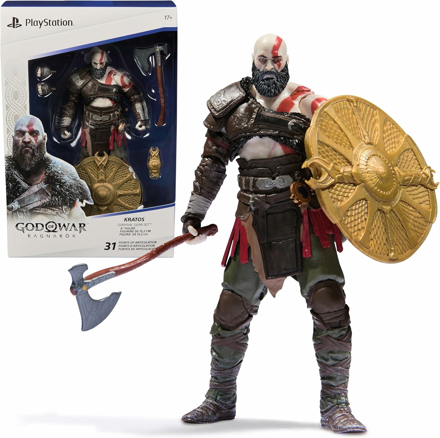 God of War Ragnarok — The Shapes Collection Kratos (6-дюймовая фигурка)