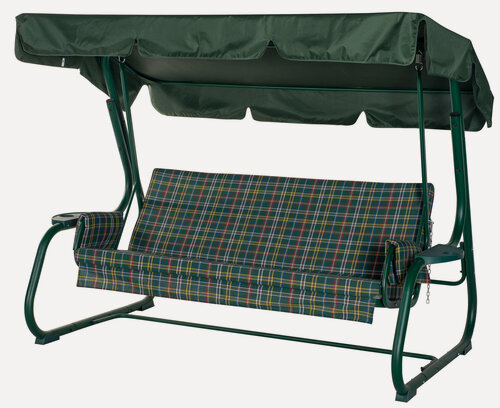 Изображение товара Качели Удачная Мебель "Ибица", металл, максимальная нагрузка 350кг, зеленые