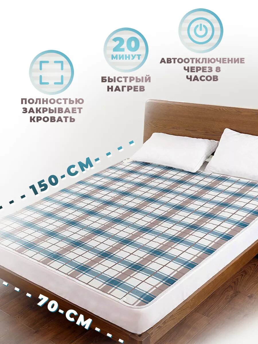 Картинки Электроодеяло / Электрическая простынь одеяло с подогревом, для дома и дачи инфракрасное