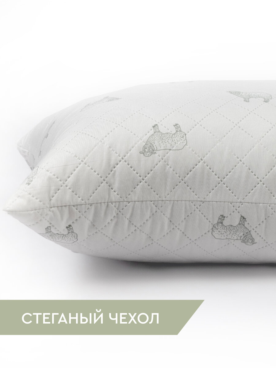 Комплект подушек The Дом, 50х70 см, 2 шт, Искусственный лебяжий пух, Овечка — фото 1