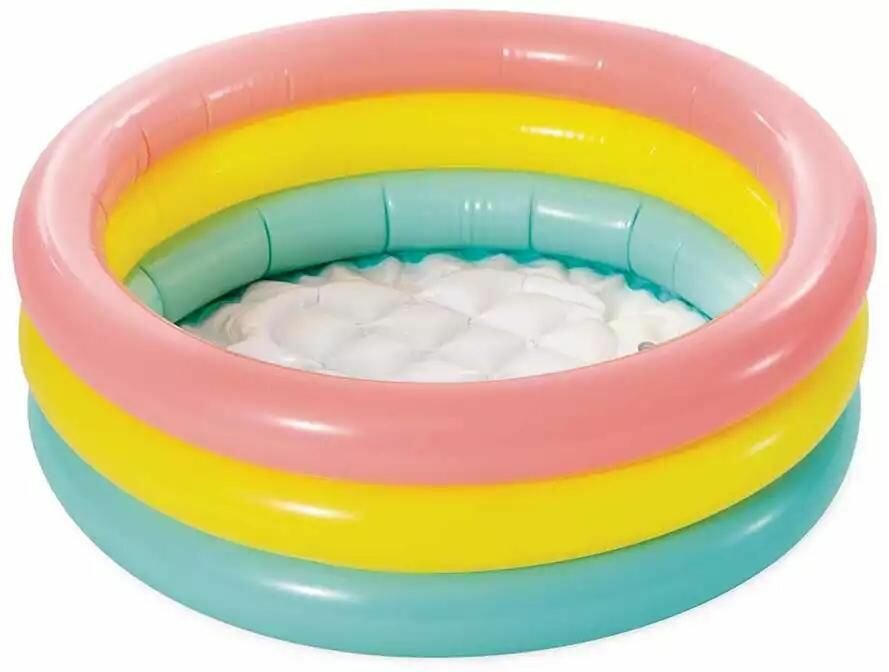 Надувной бассейн Intex "Радуга", детский, 61х22 см, 1-3 года