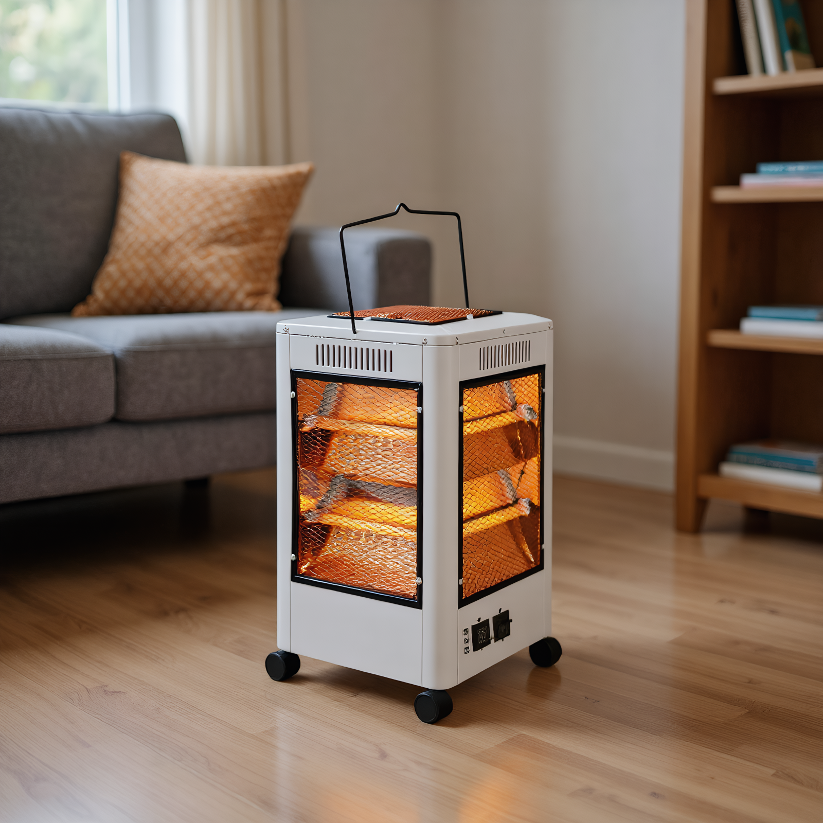 Пятисторонний обогреватель для нагревания огнетушителя электронагревателем с электрообогревателем на Солнце