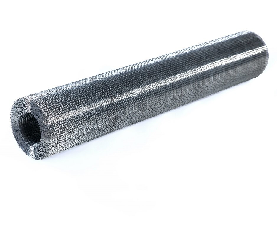 Сетка сварная оцинкованная яч. 10х10 мм d 0.6 мм 1х15 м для армирования кладки клетки дачи сада строительная