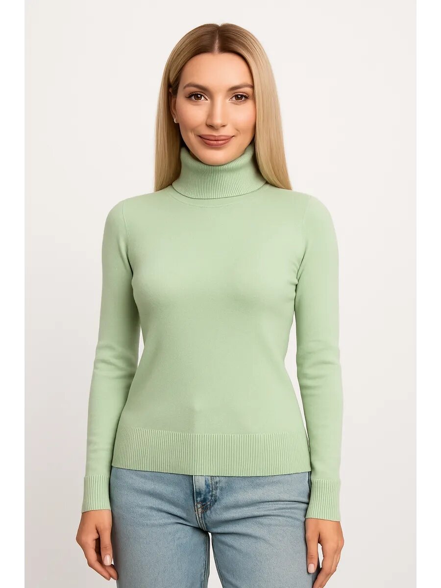 Водолазка RM shopping, размер 46-48, зеленый