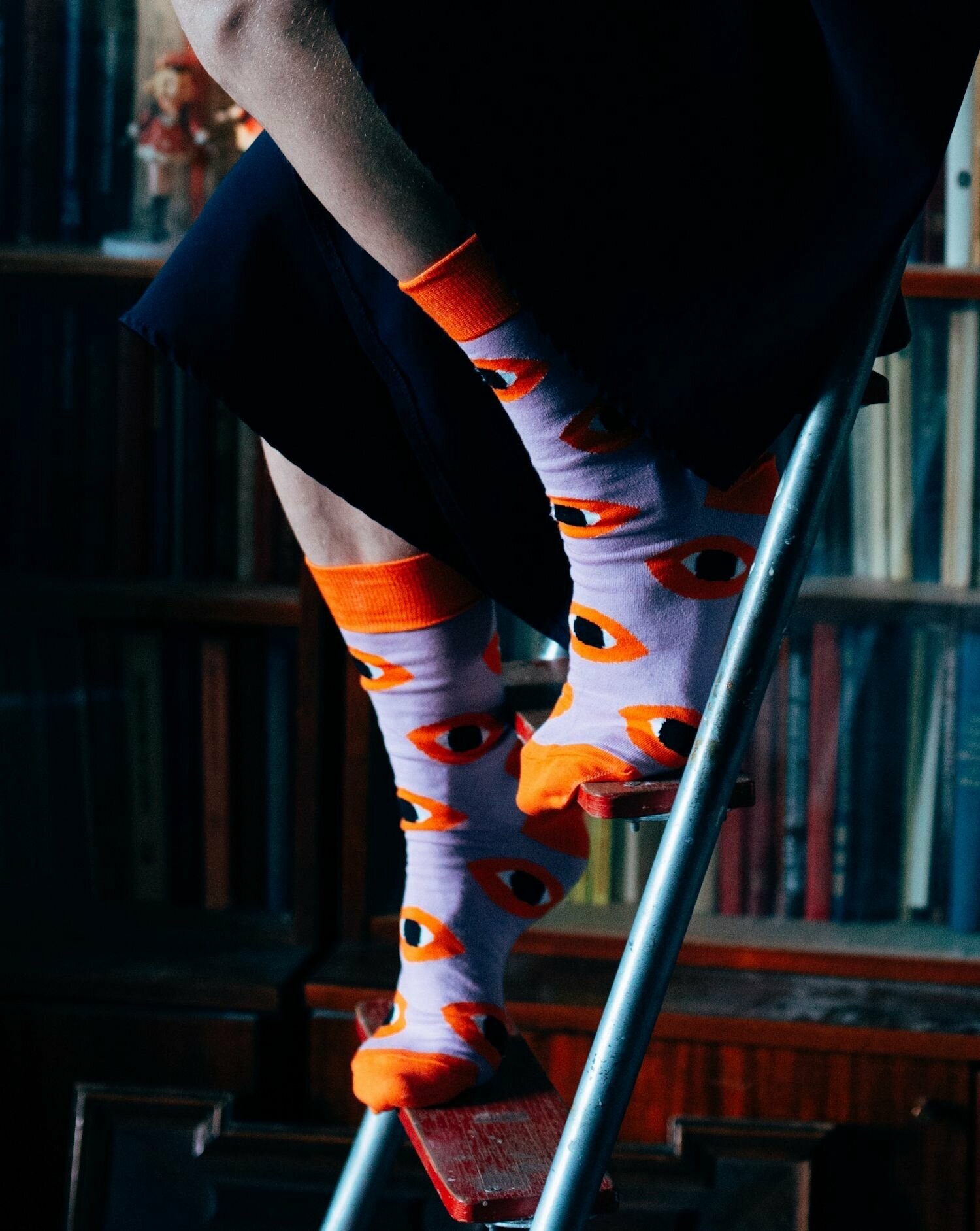 Носки спортивные Рыжий, размер 42-46, оранжевый — фото 1