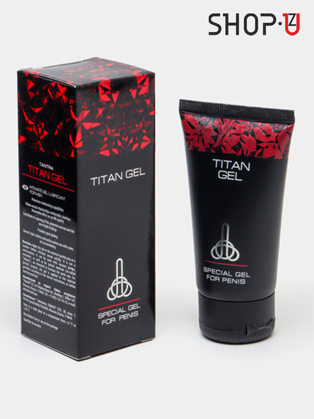 Интимный крем-гель для мужчин Titan Gel, смазывающий лубрикант Titan lubrikant, универсальный, 50 мл