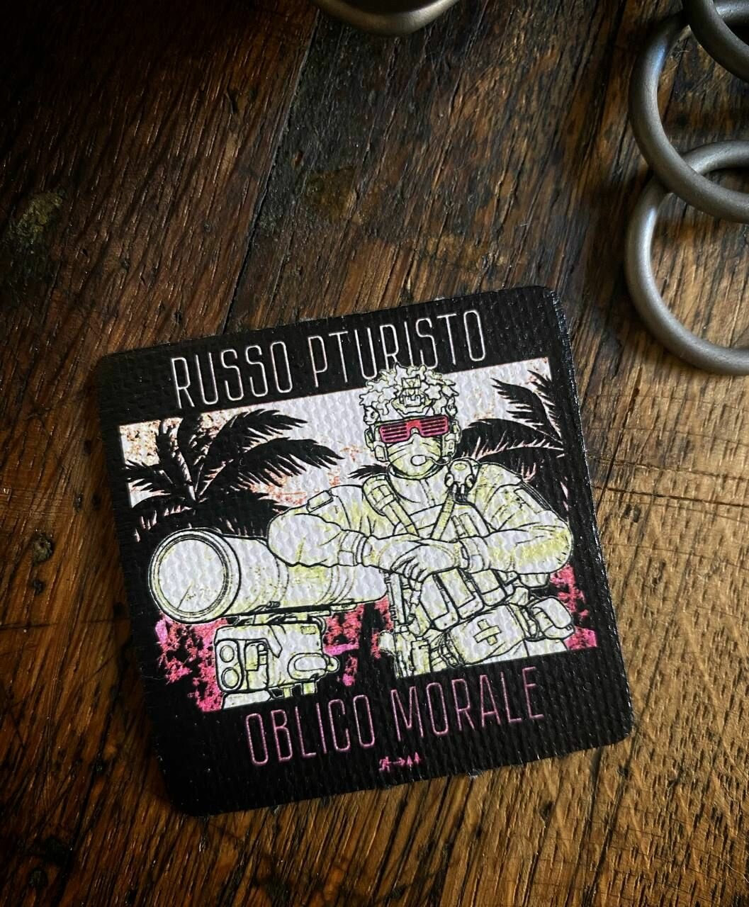 Шеврон Руссо туристо   патч турист на рюкзак