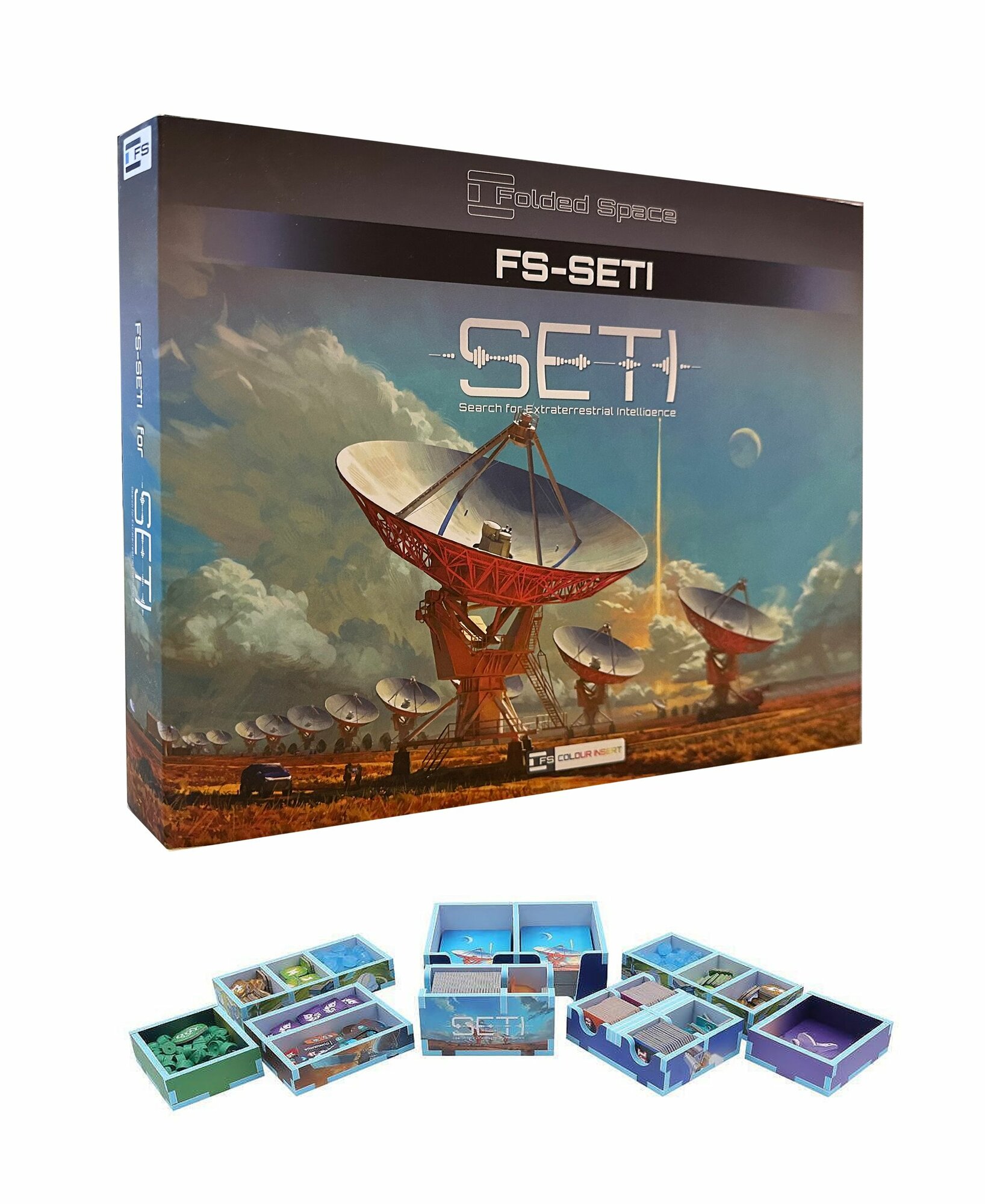 Органайзер Folded Space для настольной игры SETI Search for Extraterrestrial Intelligence