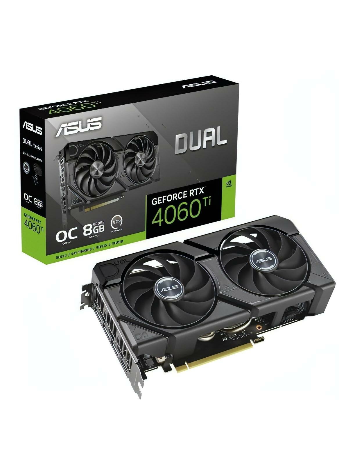 Видеокарта ASUS DUAL-RTX4060TI-O8G-EVO (90YV0J48-M0NA00)