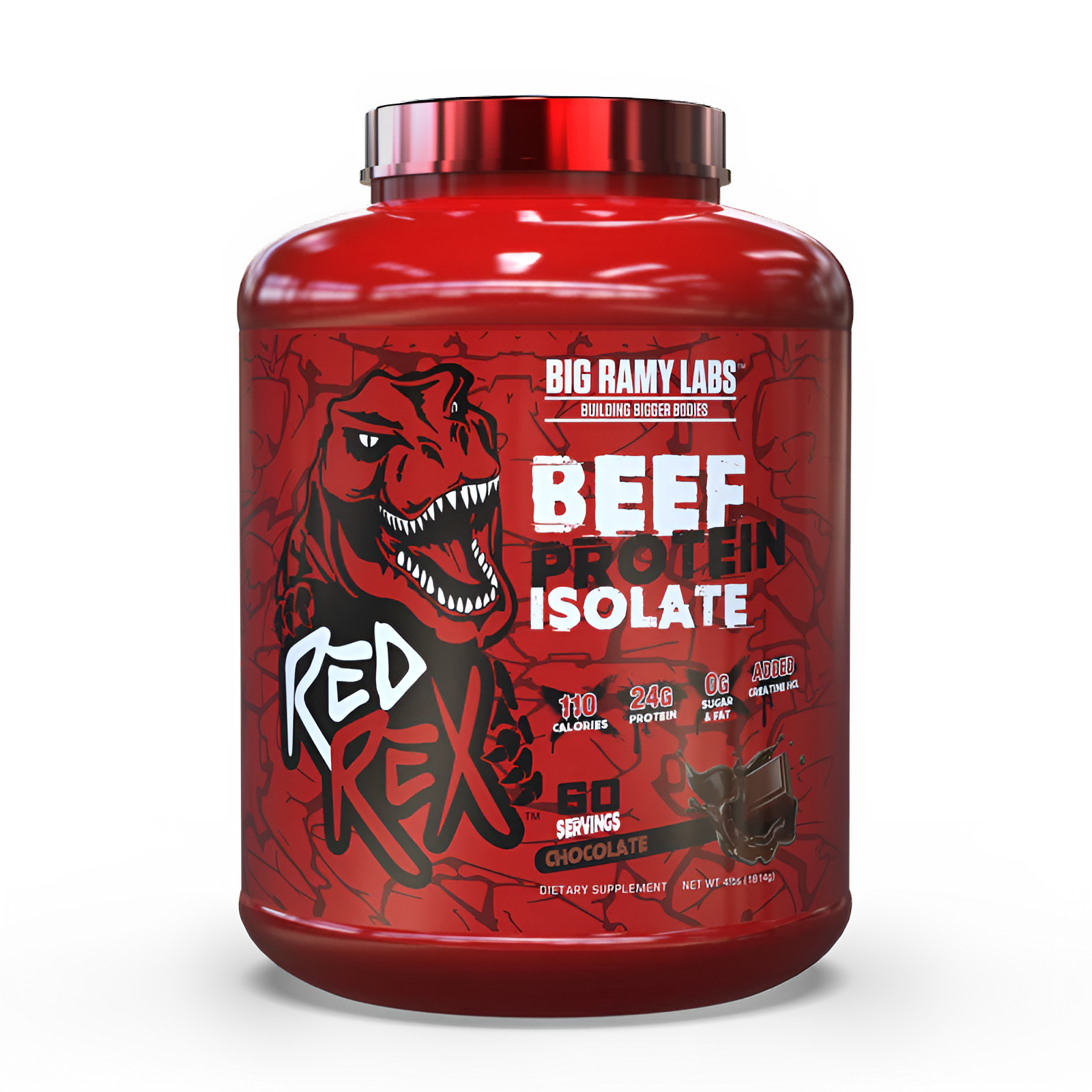 Изолят говяжьего протеина, RedRex Beef Isolate, для набора мышечной массы, 1.8 кг, шоколад