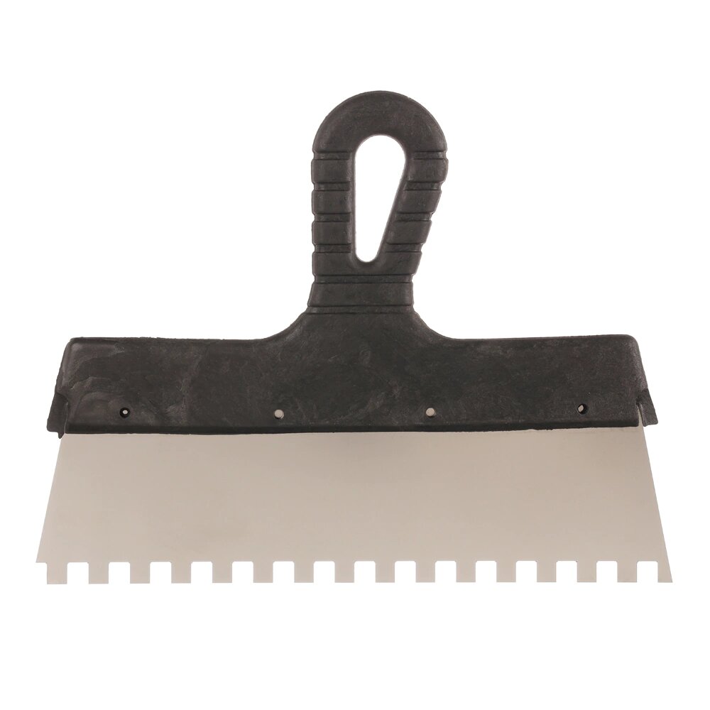 Шпатель зубчатый 250 мм 8х8 нержавеющая сталь Дельта