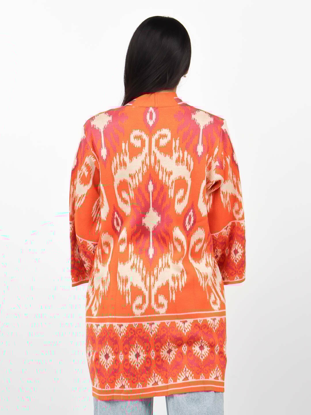 Кардиган Didov TRIKO 0024, размер oversize, ORANGE (21D1) — фото 1