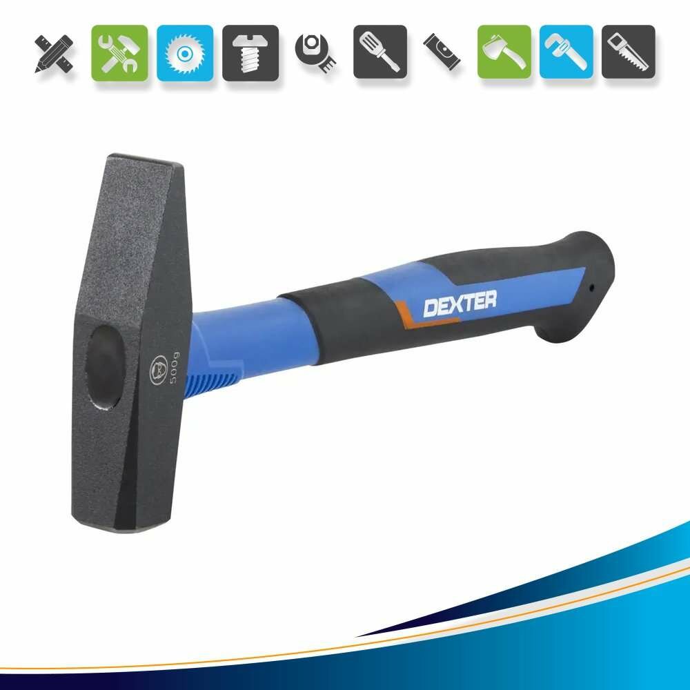Молоток слесарный Dexter HM24DEXTER фиберглассовая рукоятка 500 г