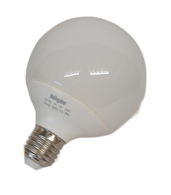Энергосберегающая лампа шар Navigator NCL-G95-13-827-E27 4607136940611