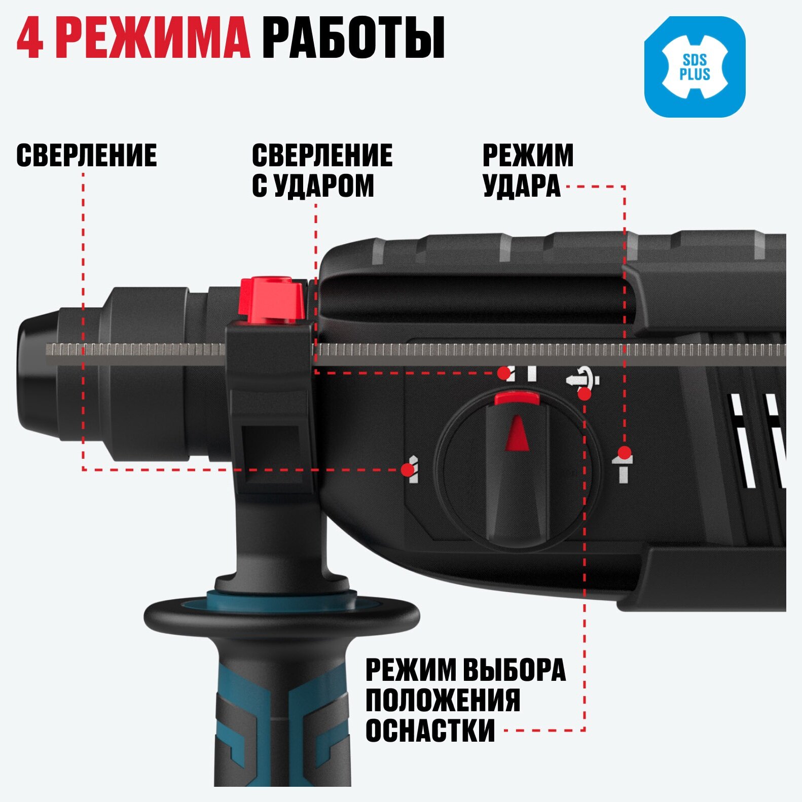 Перфоратор ALTECO RH 650-24 SDS-Plus — фото 1