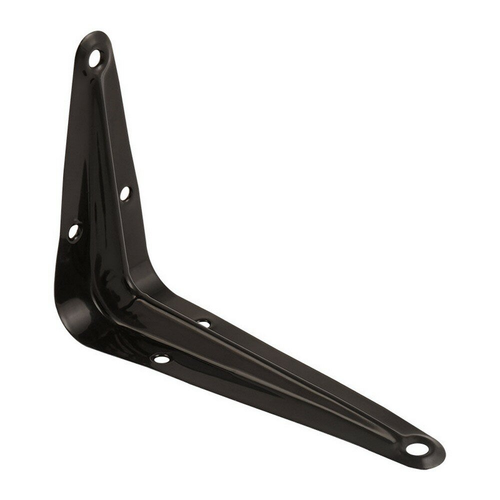 Уголок для полок 100х75 мм черный