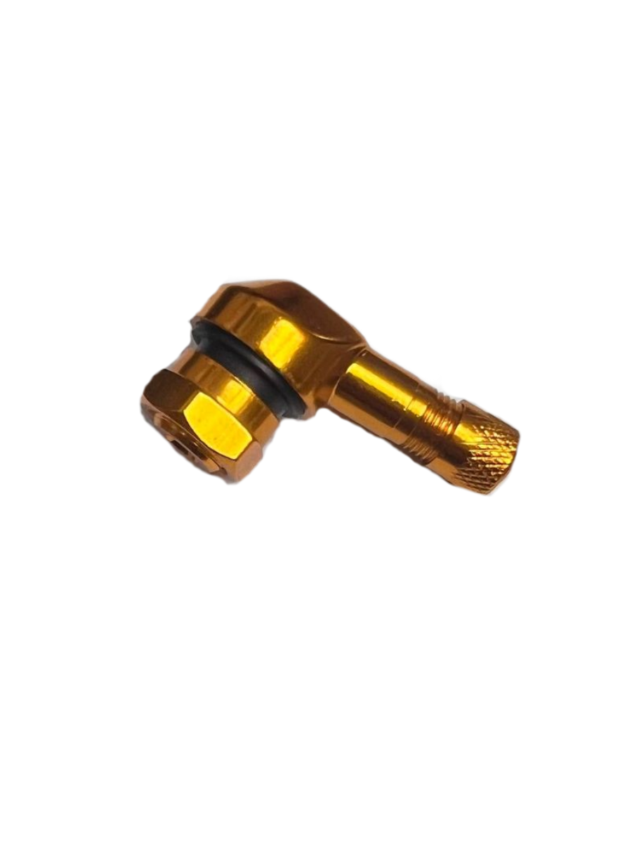 Вентиль бескамерный с загибом CNC для колеса мотоцикла мототехники