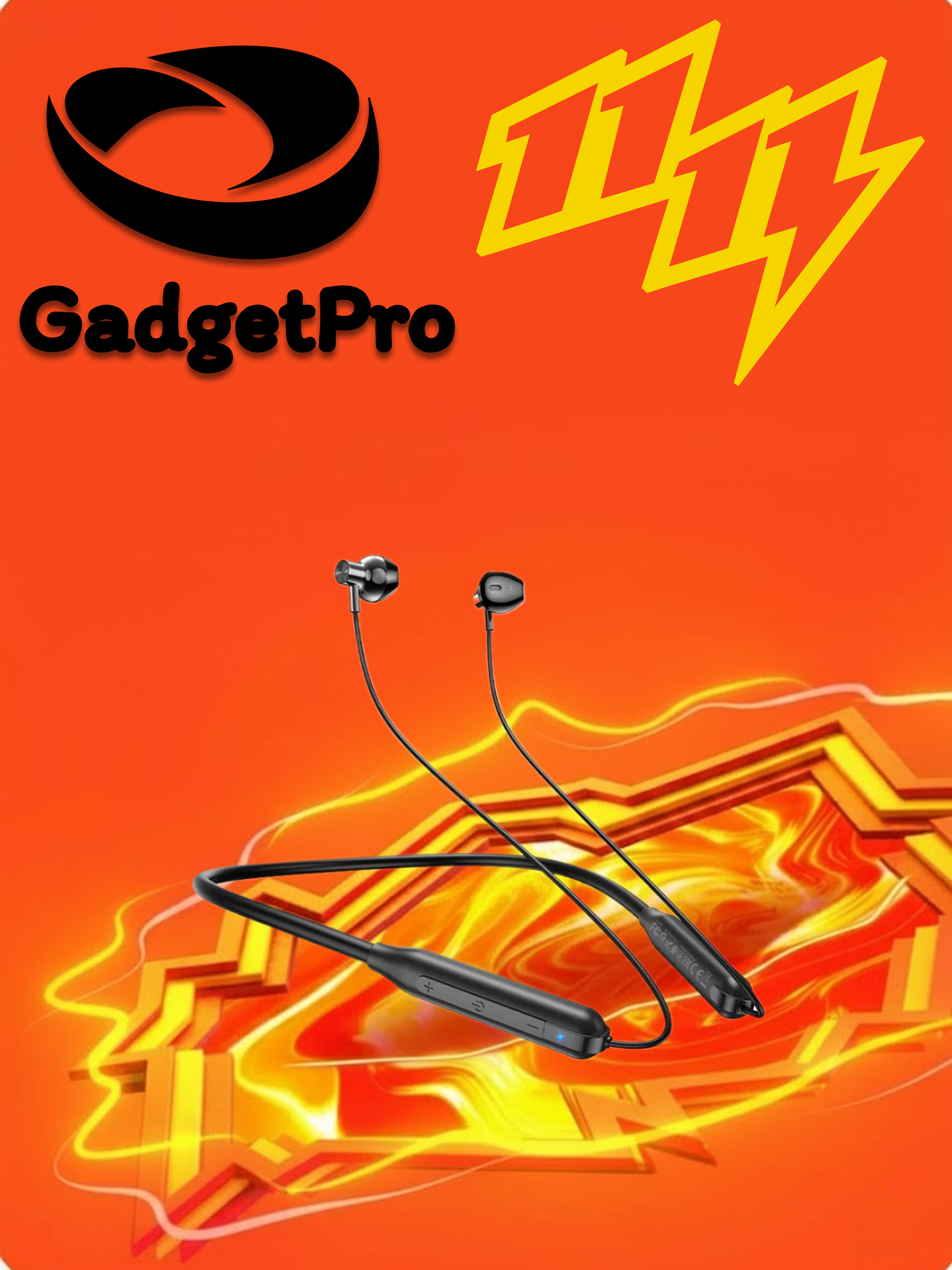 Беспроводные наушники Hoco ES58: Bluetooth 5.3, стерео звук, для спорта и музыки, черные