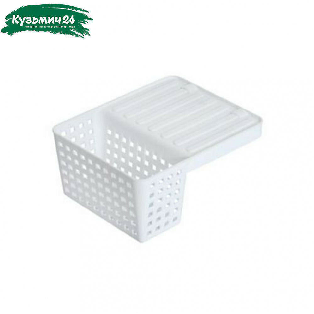 Органайзер для раковины Violet Лофт 550006 пластик 1 отделение белый