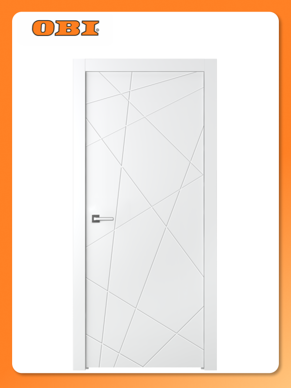 Дверь BELWOODDOORS STRIPE распашная МДФ полиуретановая эмаль 700x200 см