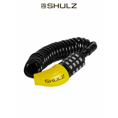 Замок-трос SHULZ Tommy чёрно-жёлтый