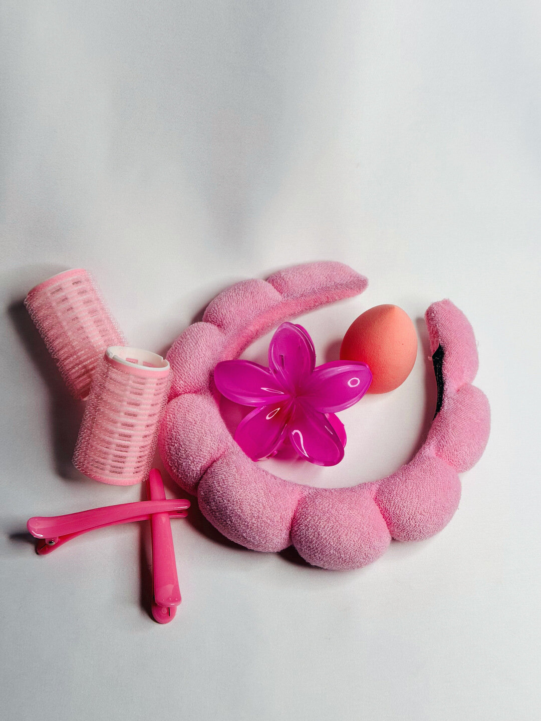 Набор для девочек с ободком для умывания — фото 1