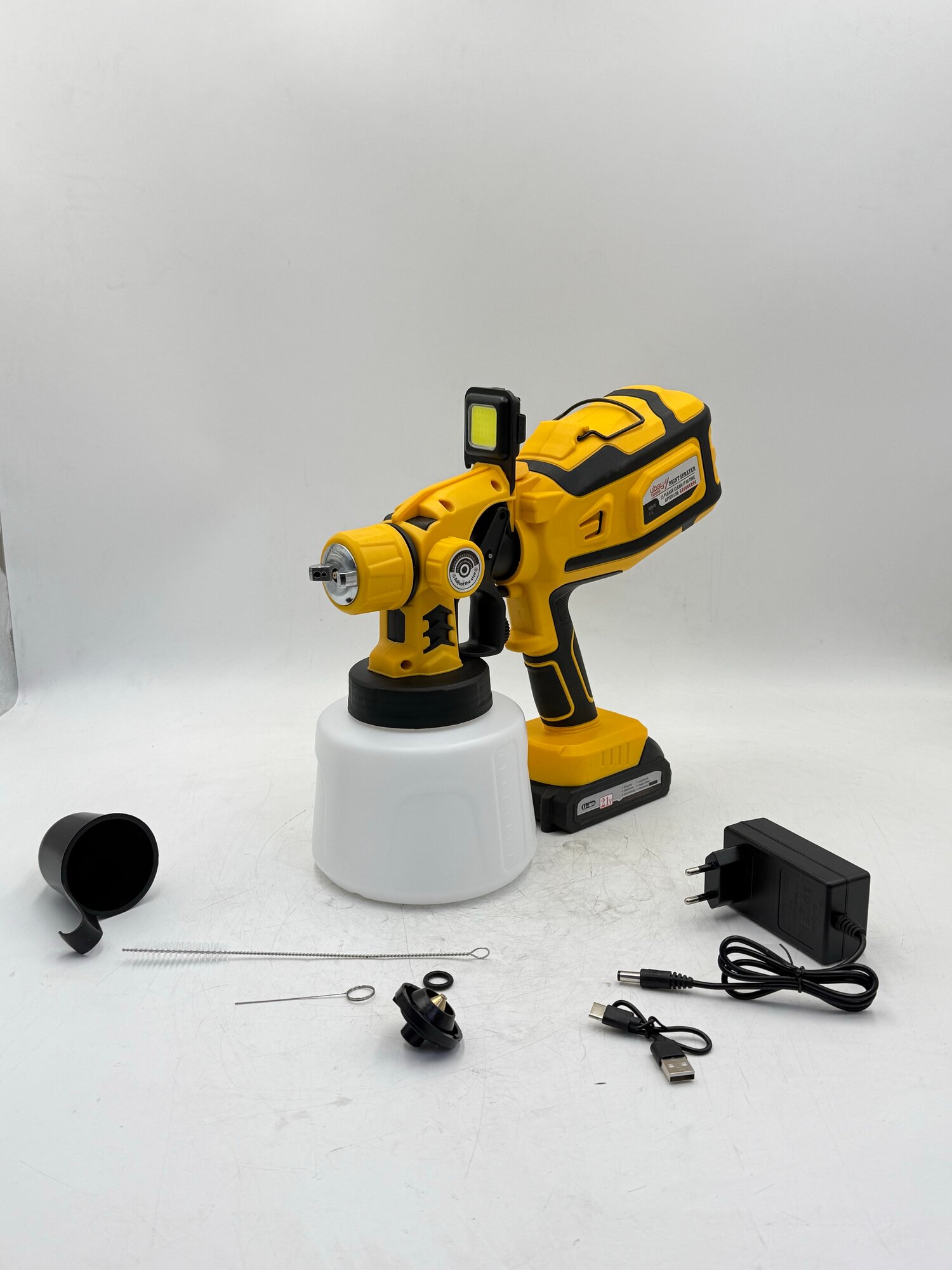 Краскопульт аккумуляторный Ubay UB-CN7000D, 200Вт, HVLP, 1400мл