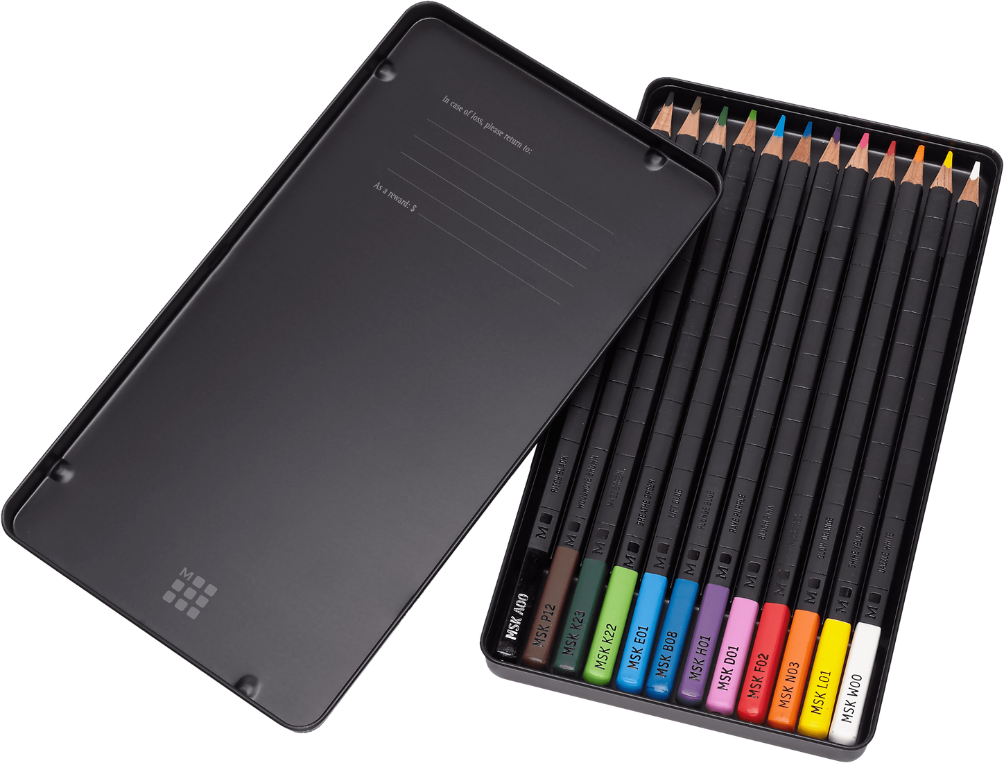 Набор акварельных карандашей Moleskine WATERCOLOUR EW7P12COLA, 12 цветов — фото 1