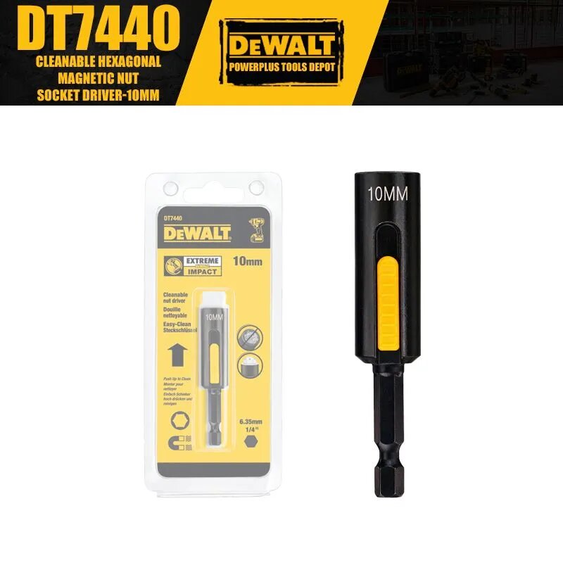 DEWALT DT7430 DT7440 DT7450 Очищаемая шестигранная магнитная гайка/гнездо привода инструмента Аксессуары