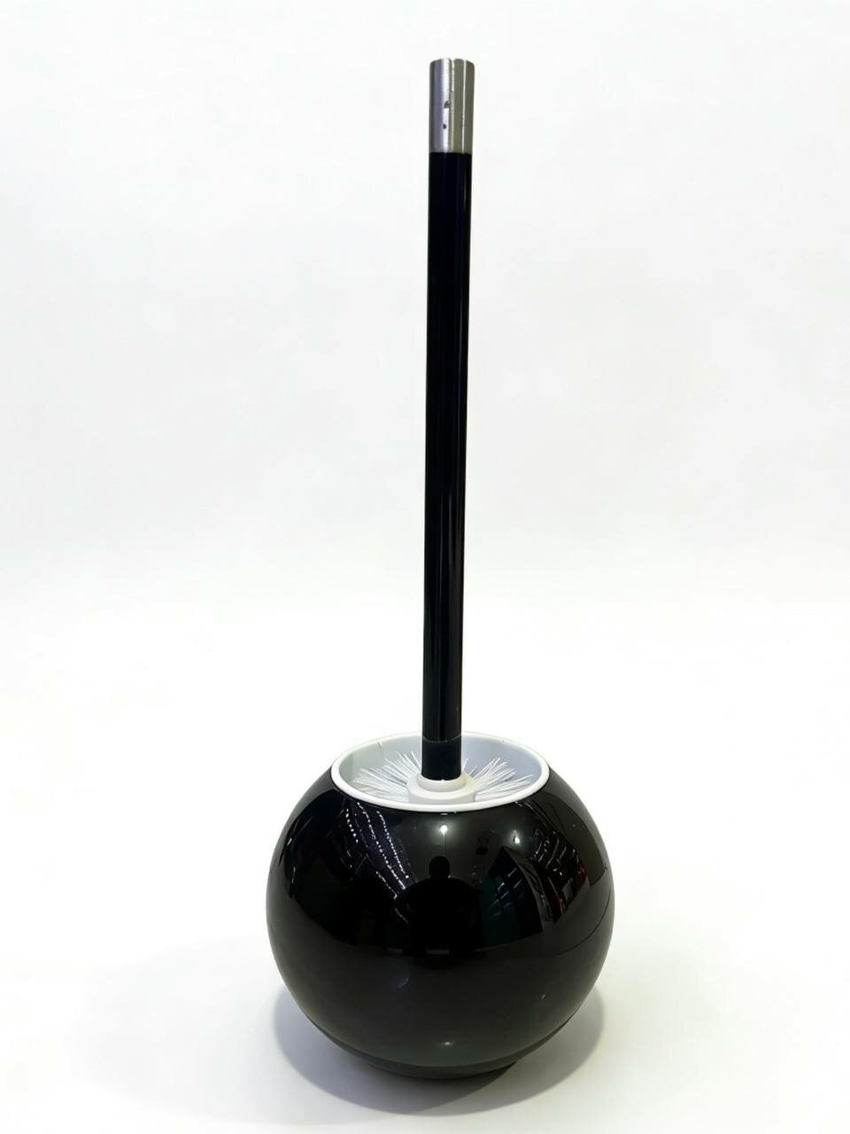 Ершик для унитаза, с подставкой, серого цвета, очень качественный