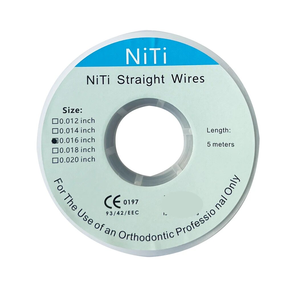 NiTi Straight Wire 0.016 inch 5M
