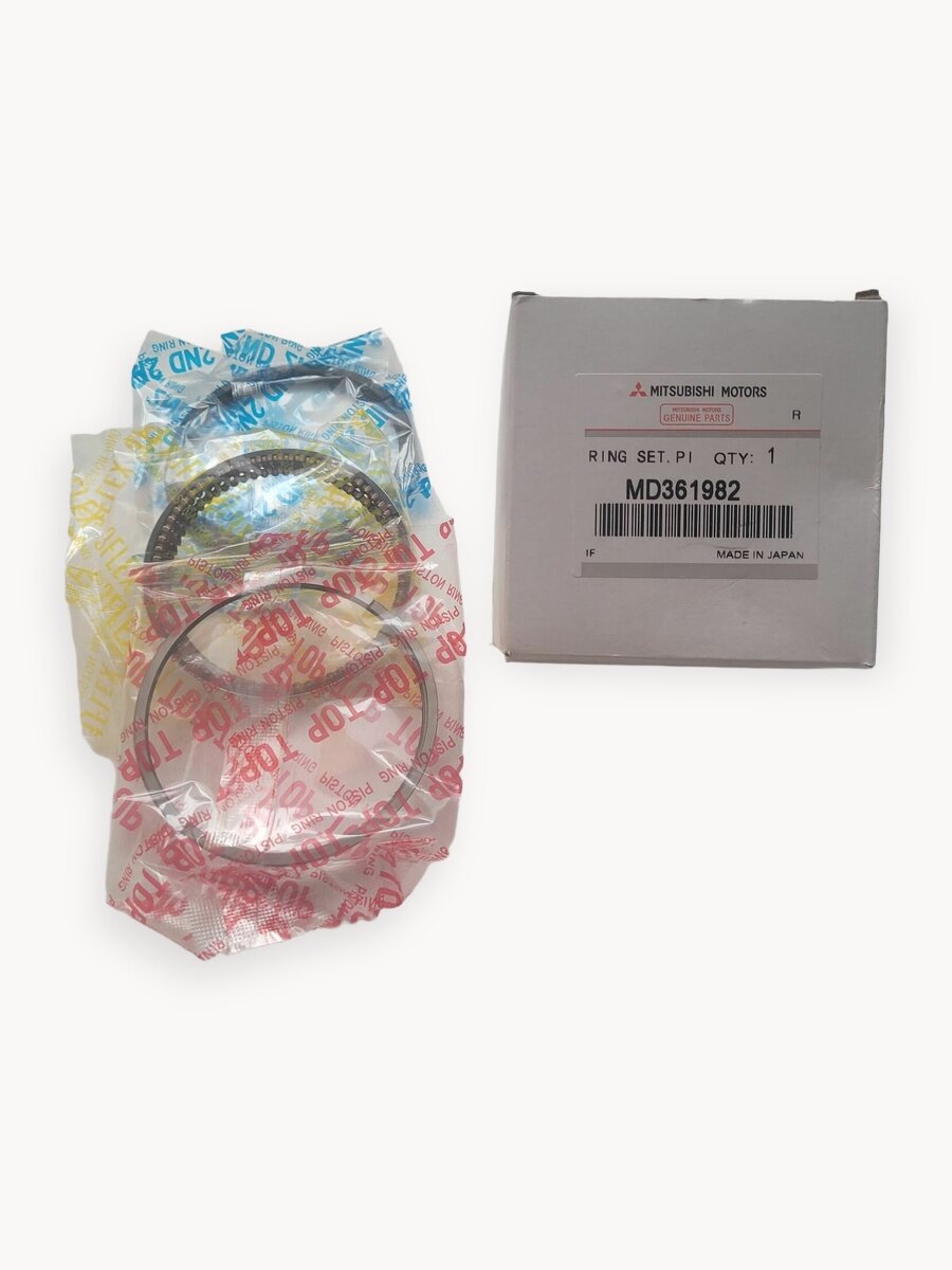 Оригинальные поршневые кольца стандарт Mitsubishi Lancer IX Митсубиси Лансер 9( комплект на 4 цилиндра d76x1.2x1.2x2.5 STD)Lancer Station Wagon IX (CS_W)Lancer седан IX (CS_A)Pajero iO (H6_W, H7_W,)Space Star (DG_A)