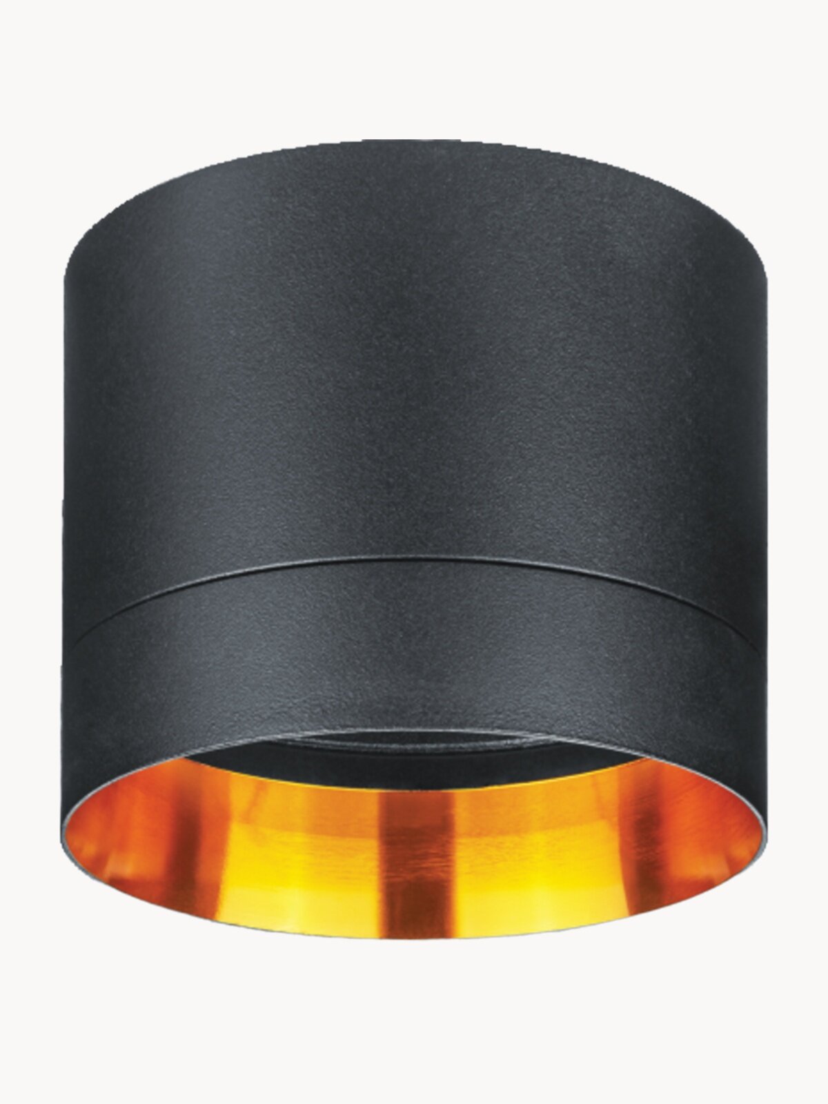 Светильник накладной Navigator 93 369 NGX-C под лампу с цоколем GX53, черный/античное золото