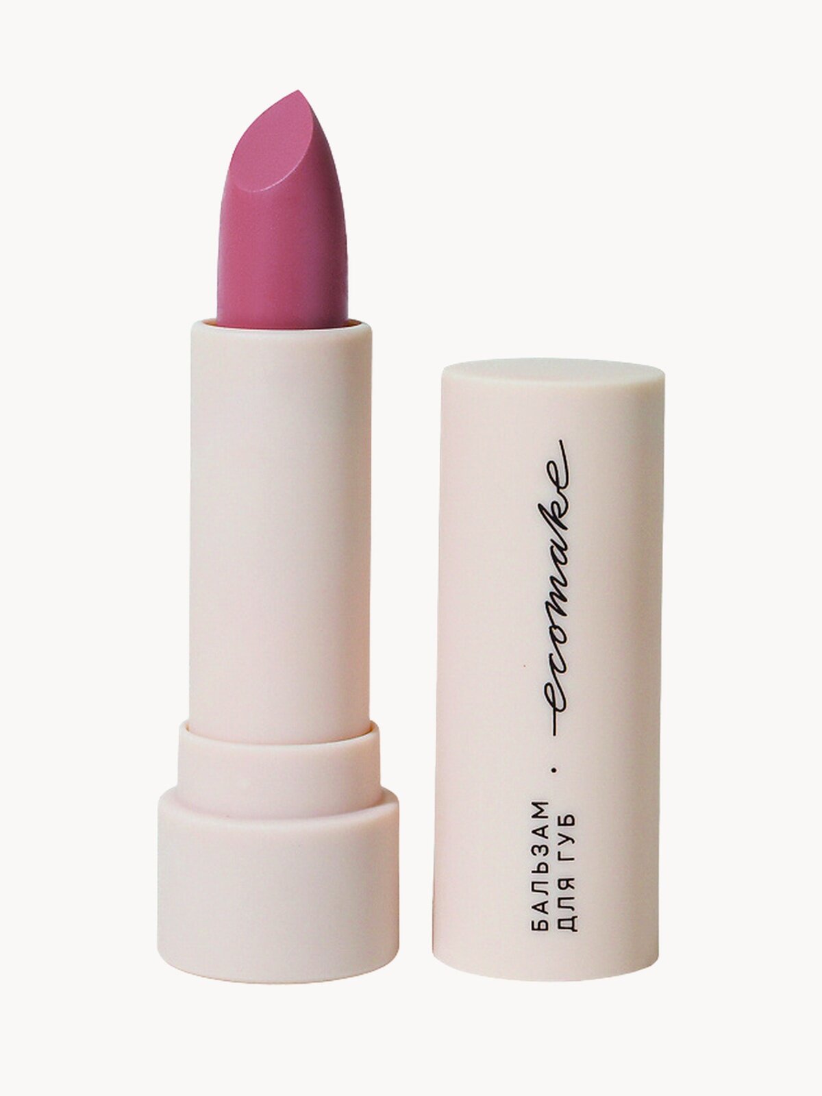 Бальзам блеск для губ Ecomake "DREAM KISS", увлажняющий, оттеночный, лесной аромат