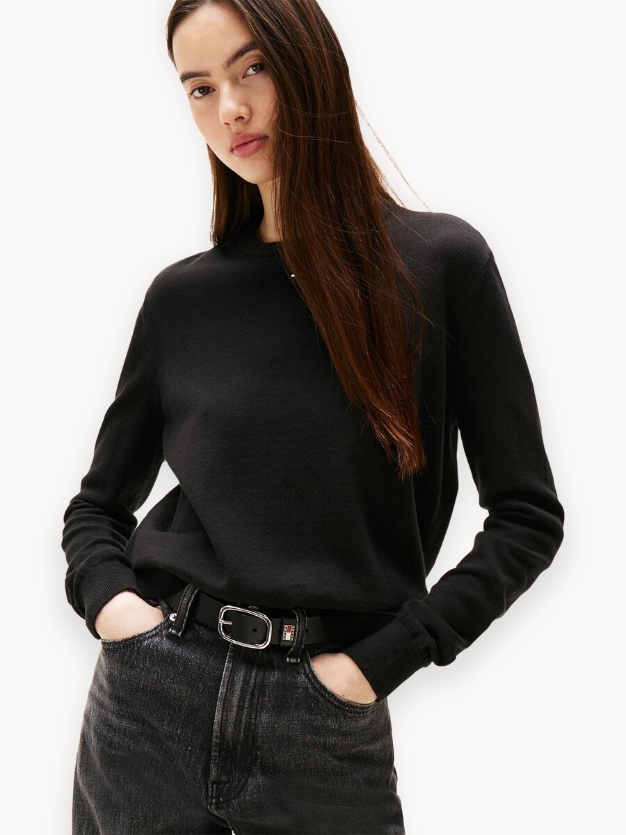 Джемпер Tommy Jeans, размер S, черный