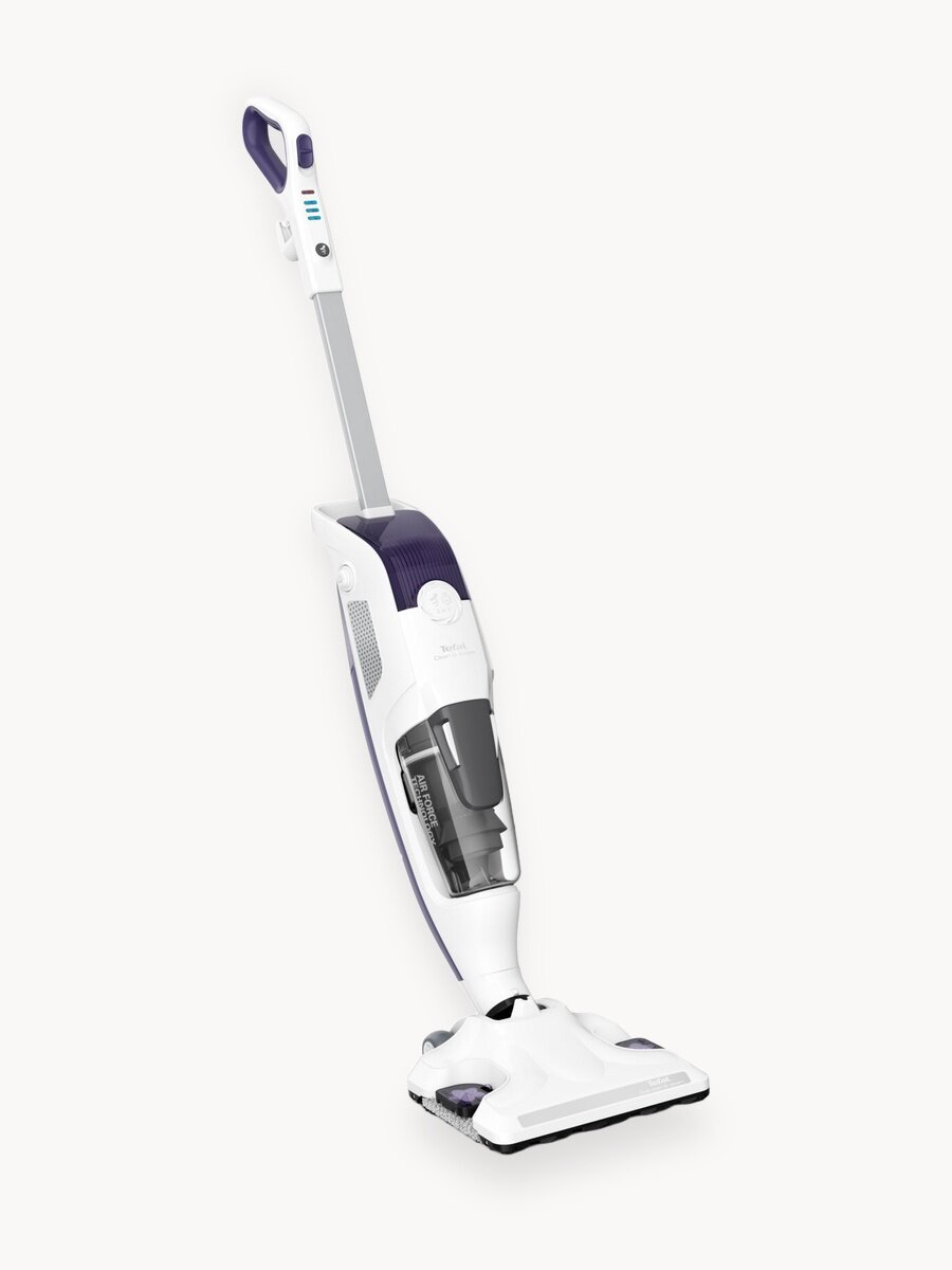 Моющий пылесос Tefal Clean&Steam VP7751WH, с сухой и влажной уборкой, 1500 Вт, белый