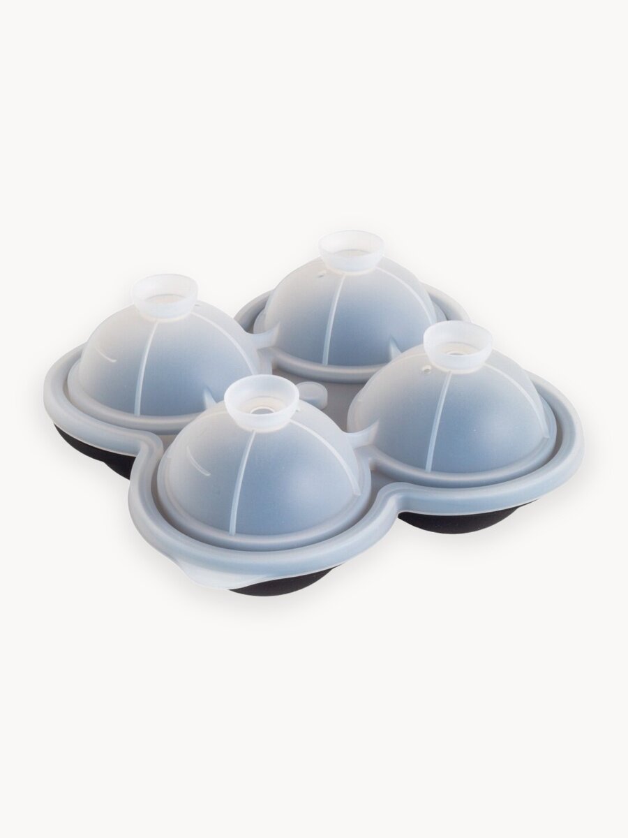 Форма для льда SIROCCO "STRONG" силиконовая, 4 ячейки, сферы