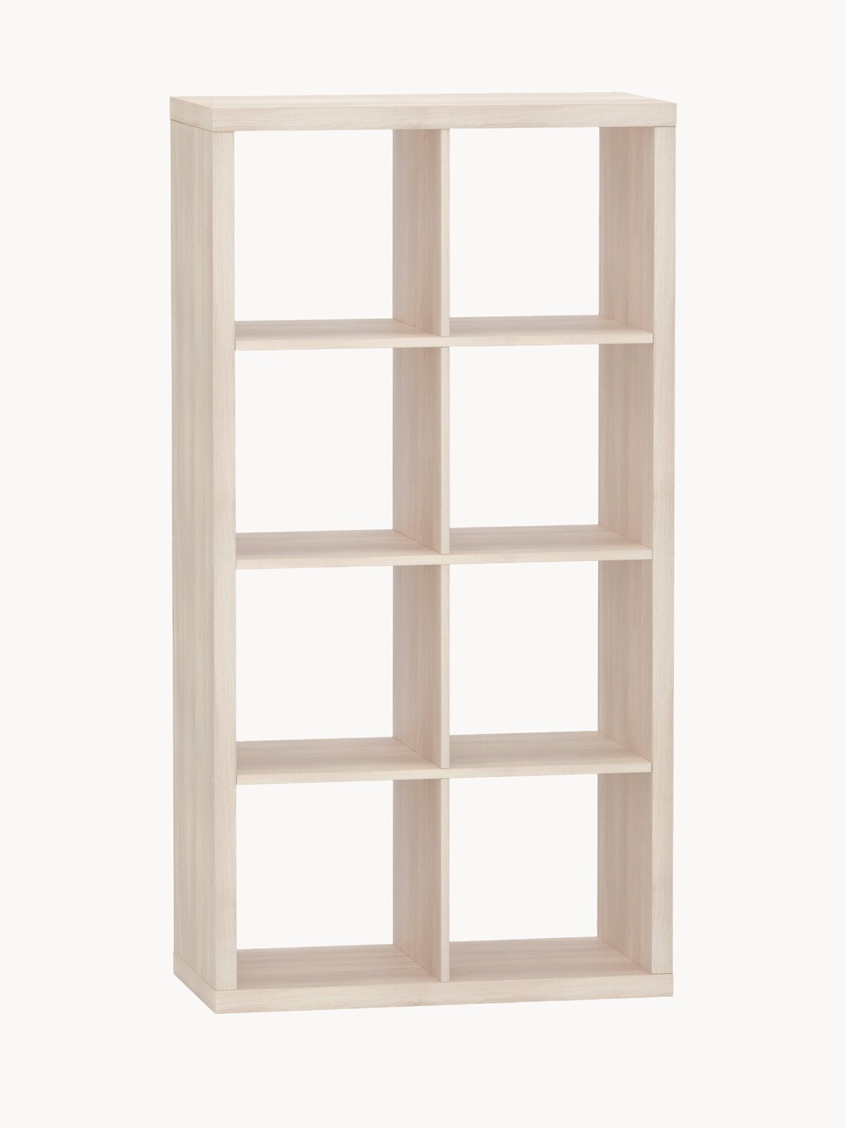 Стеллаж Eken 8 ячеек, ШхГхВ 77х39х147см, лхдф, сотовое наполнение, акация