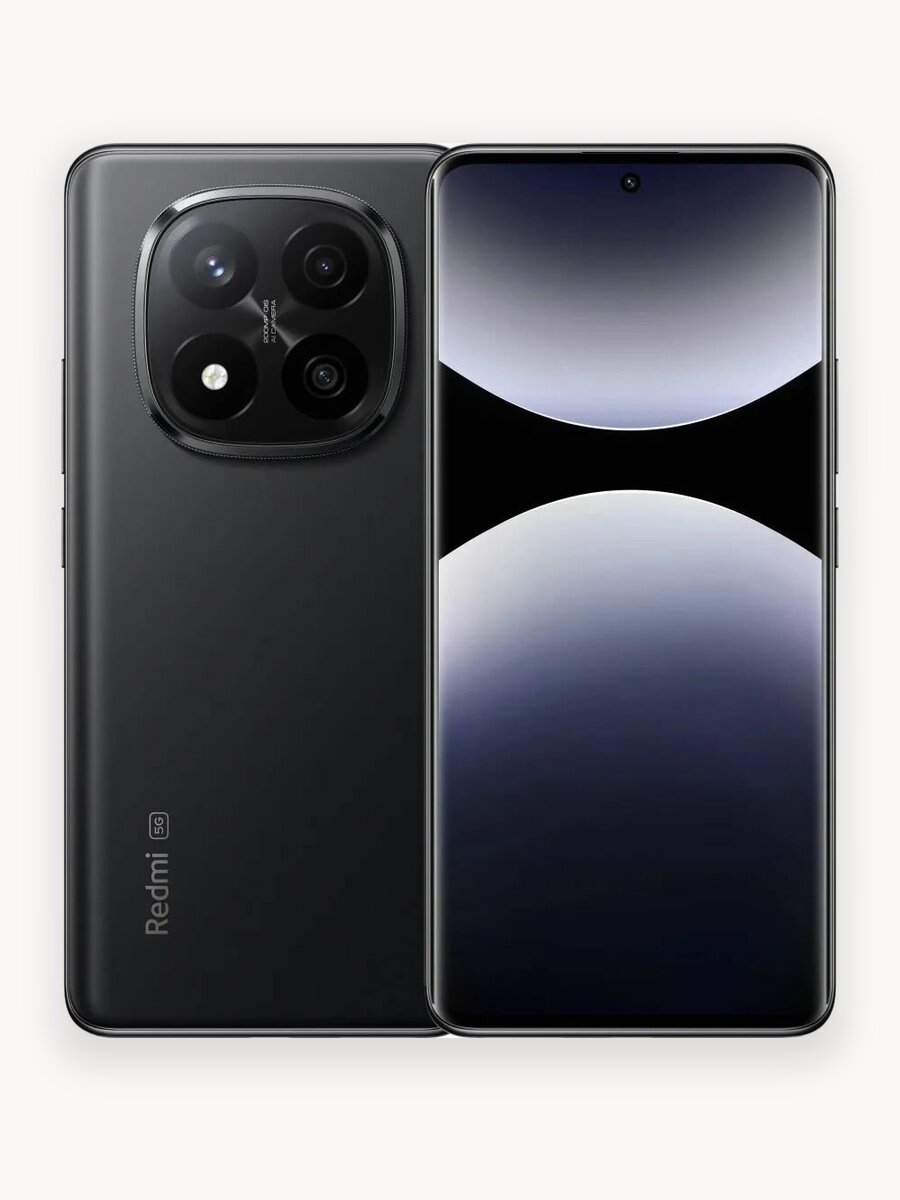 Смартфон Xiaomi Redmi Note 14 Pro Plus 5G 12/256Gb Midnight Black/Чёрный, CN ( Русифицирован )