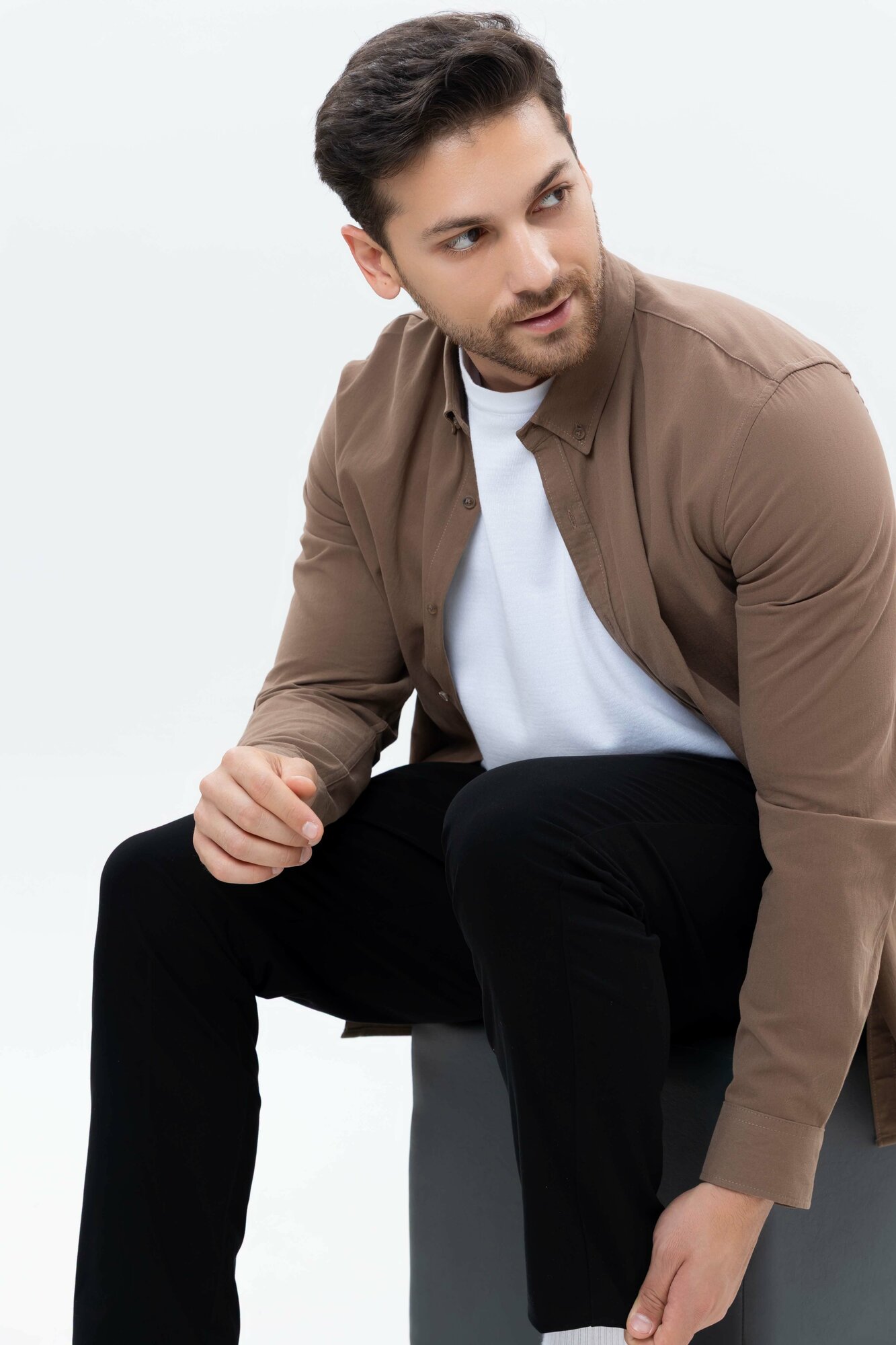 Брюки чинос TERRA PRO, размер 30, black — фото 1